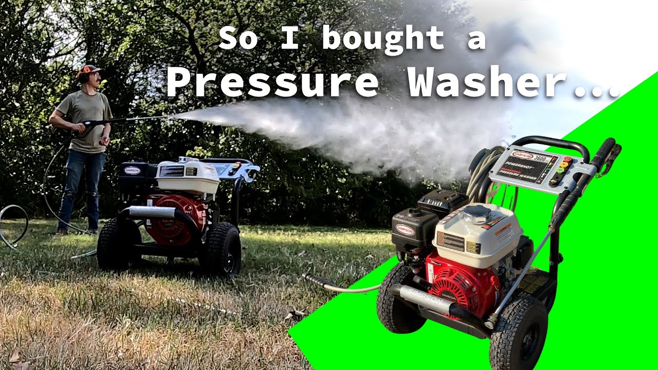 What can I do with my new Simpson Pressure Washer? | Garage Story
