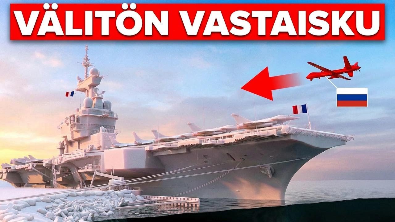 Venäjä yritti iskeä Ranskan lentotukialukseen – Moskovalle koitti nolo loppu