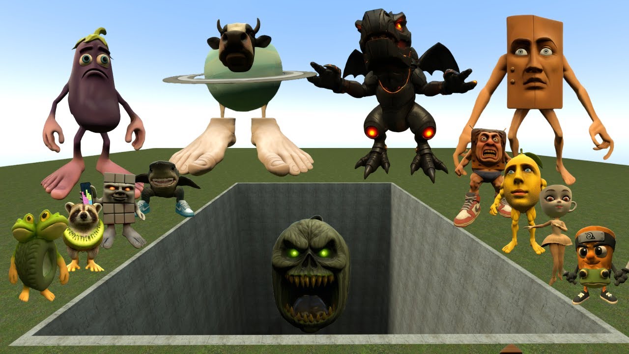 All italian vs lin gang melon ! Garry's mod