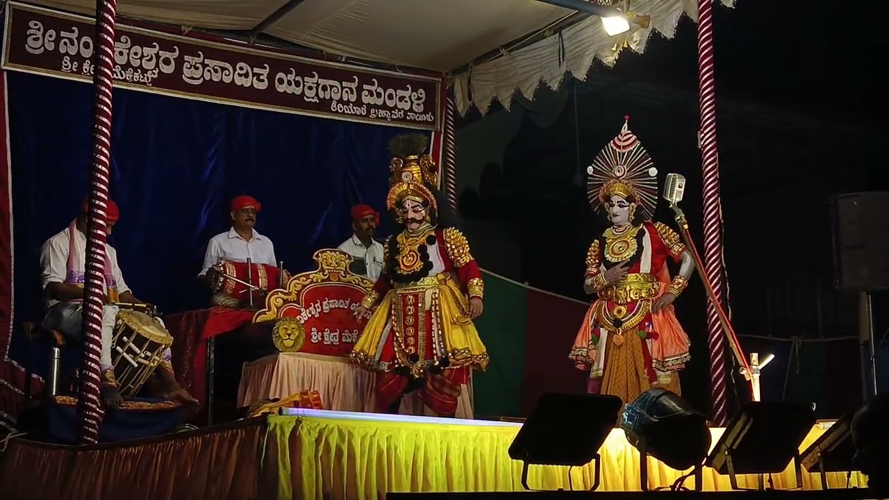 ಕಪಟ ನಾಟಕ ರಂಗ😊ಗದಾಯುದ್ಧ ಕೌರವನಾಗಿ ಮಿಂಚಿದ ಬೆಂಕಿಚೆಂಡು ರಾಜೇಶ್ ಭಂಡಾರಿ ಗುಣವಂತೆ🔥🤩# ಮೆಕ್ಕೆಕಟ್ಟು ಮೇಳ 