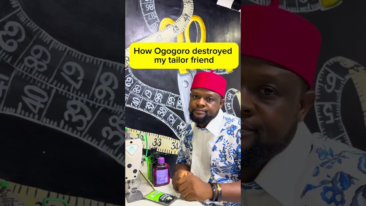 How ogogoro destroyed a talented tailor …  #tailoring #chiefs 