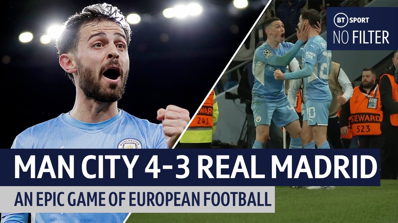 This is what the Champions League is all about! | Man City 4-3 Real Madrid | No Filter UCL