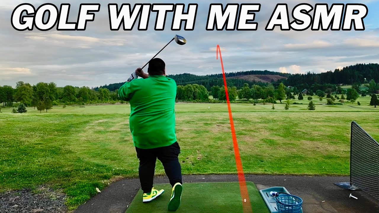 ASMR | Golf With Me ⛳ Relaxing Driving Range Session