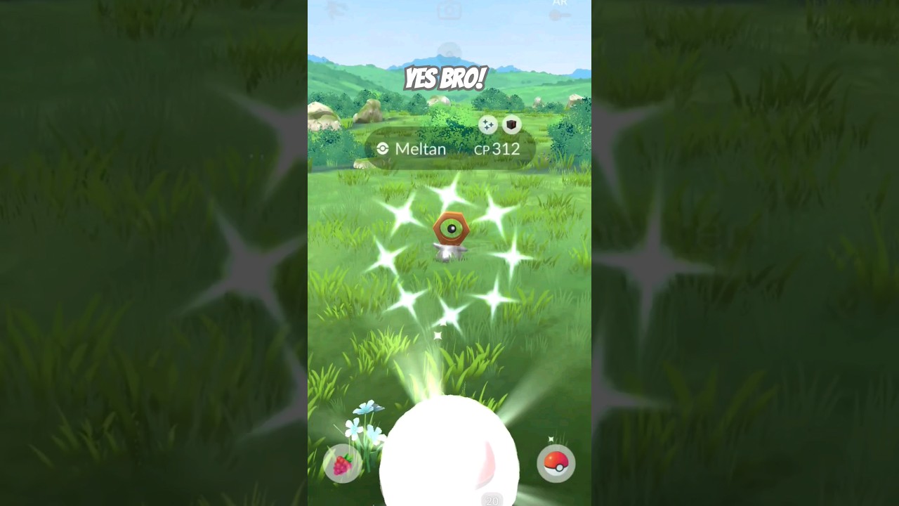 Yes bro! Shiny Meltan in Pok&eacute;mon Go! #yesbro #pokemon #shiny #meltan #pokemongo #shinypokemon #yeeee