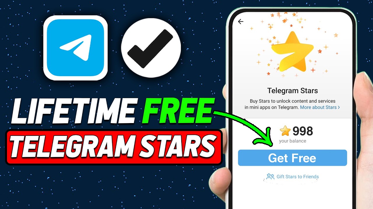 Как получить звёзды Telegram бесплатно | Простые способы купить звёзды в Telegram (обновлённый сп...