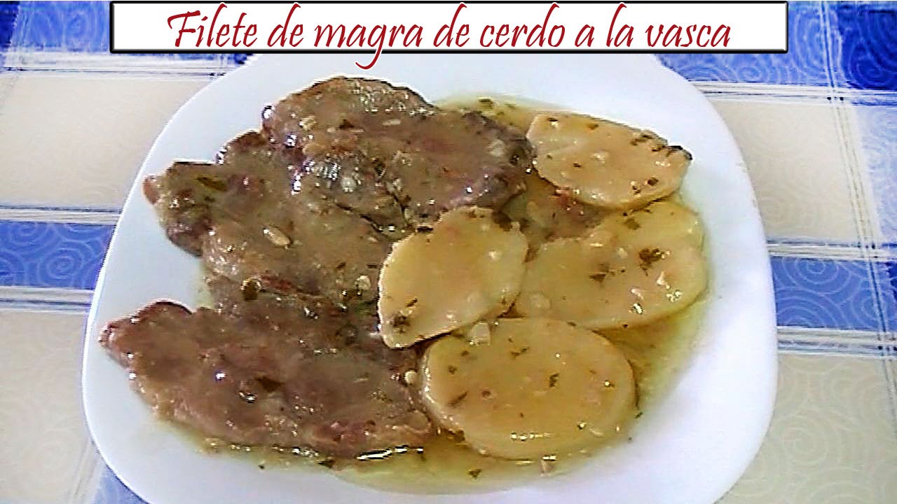 Filete de magra de cerdo a la vasca | Receta de Cocina en Familia