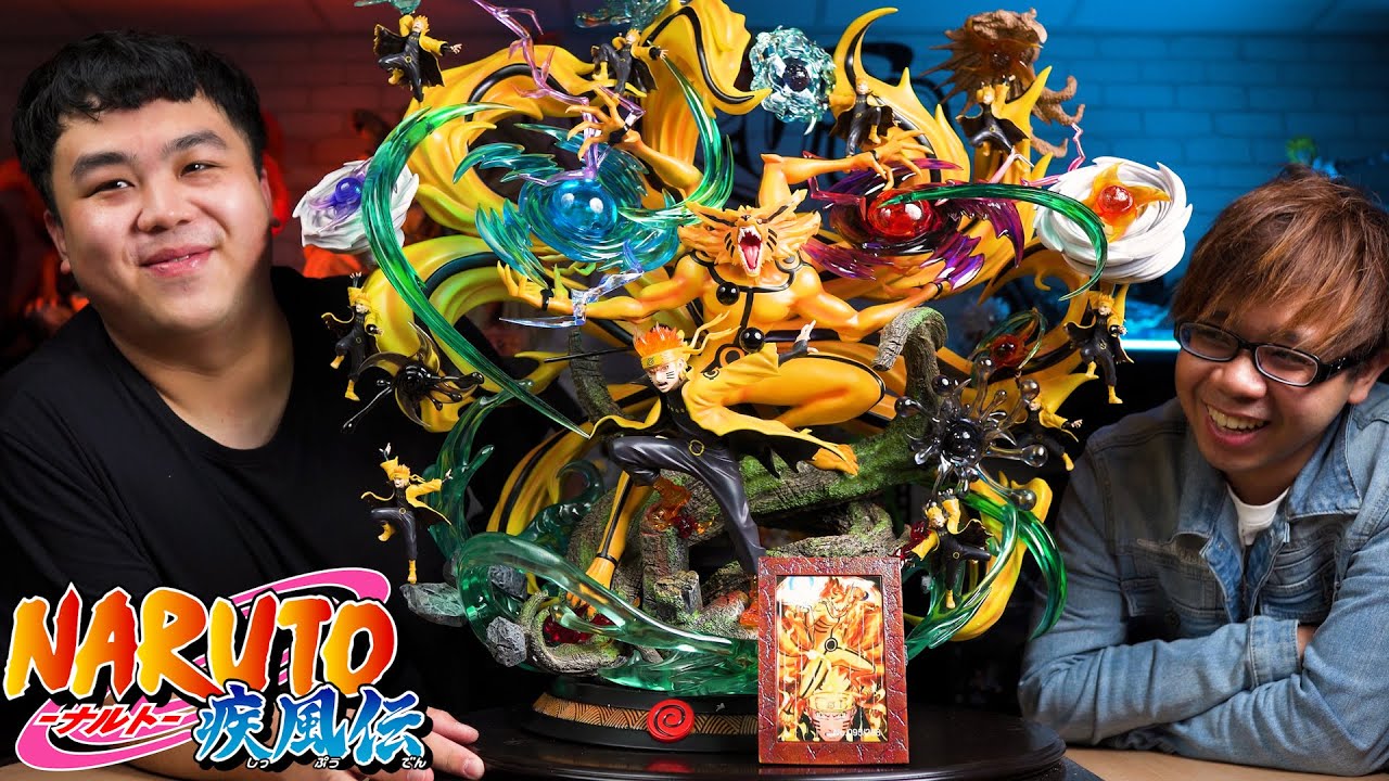 【GK開箱】集齊九隻尾獸吧🔥CW漩渦鳴人！仙法·超尾獸螺旋手裡劍+六道·超大玉螺旋手裡劍🔥GK開箱Naruto GK Statue Unboxing | Uzumaki Naruto