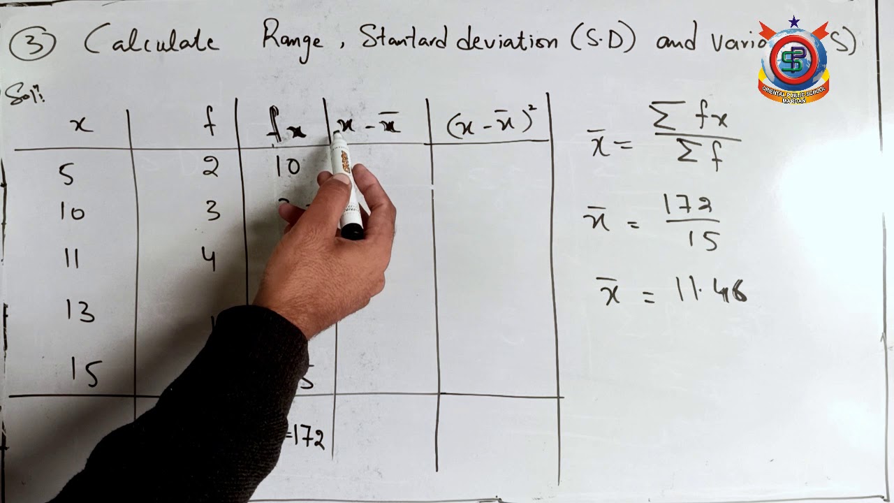 Maths Lecture 34  Ex; 6 4   Topic; Statistics Class 10th
