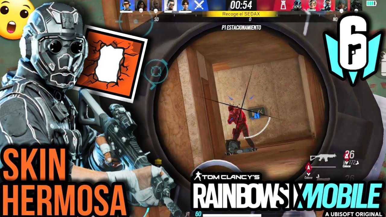 JUGANDO con la SKIN TÁCTICA de THERMITE y es HERMOSA 😳😲 Rainbow Six Mobile R6M 