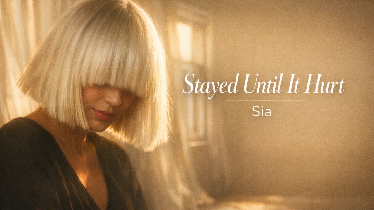 Sia - Stayed Until It Hurt (2026 New Music) Lyrics Video