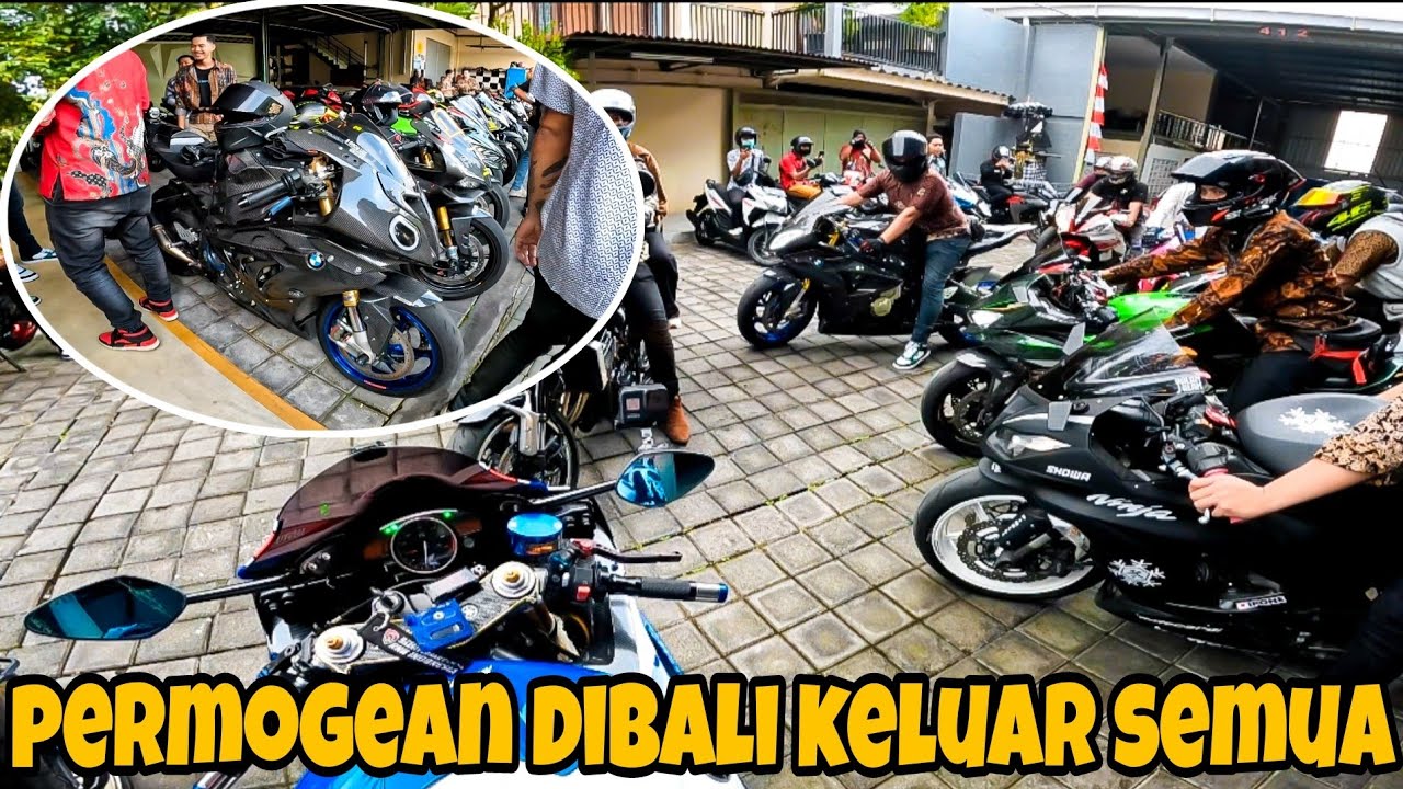 ADU GEBER PERMOGEAN BALI DIACARA BATIK RIDE