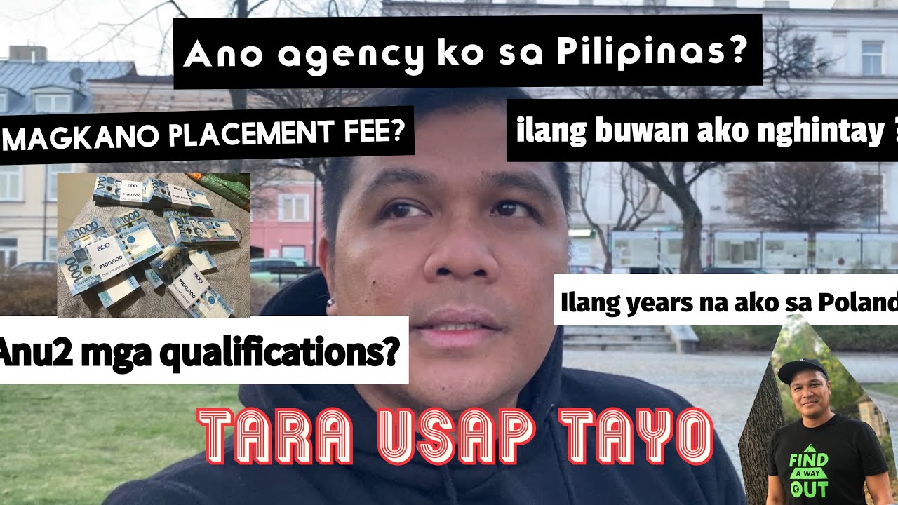 Agency ko sa Pilipinas at magkano placement fee