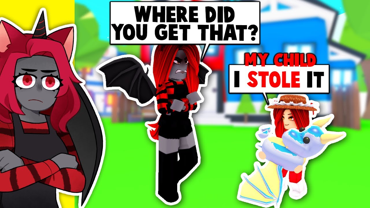 My CHILD Stole A PET In Adopt Me! (Roblox)