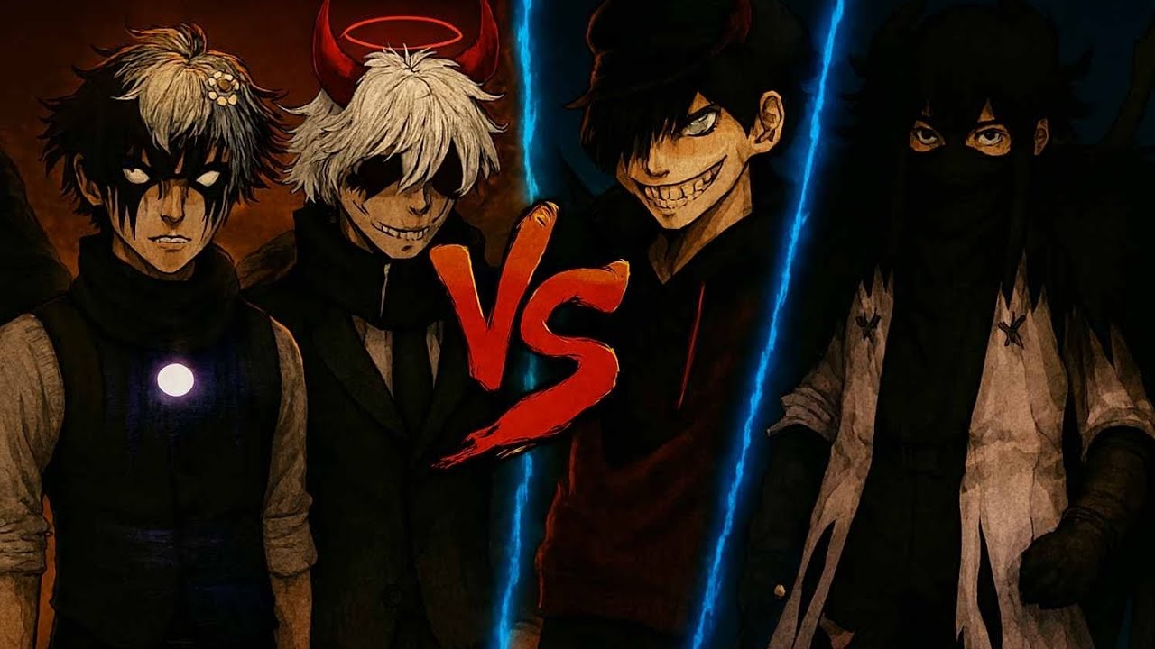 Rick and shadow VS Fetuchini and Alex - suffering siblings FNF