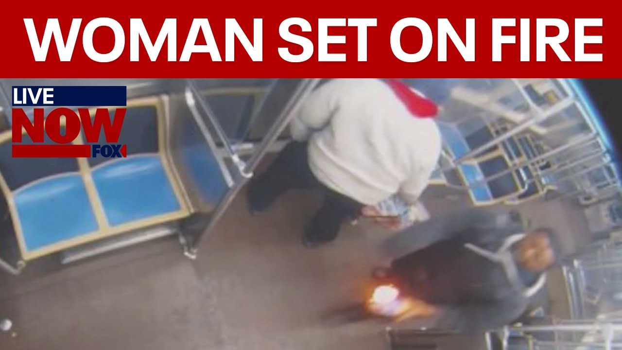 Man sets woman on fire on Chicago train 