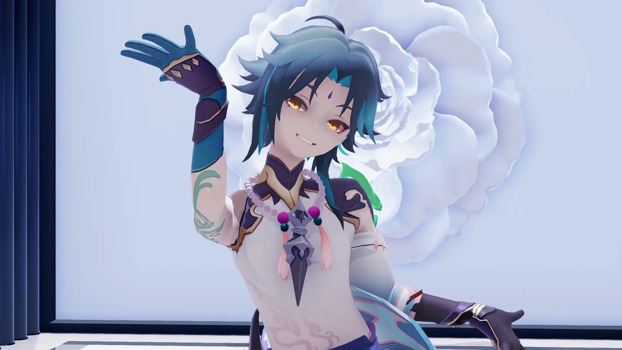 [原神 / Genshin Impact] 魈-Xiao + 空-Aether_フォニイ - phony [MMD]