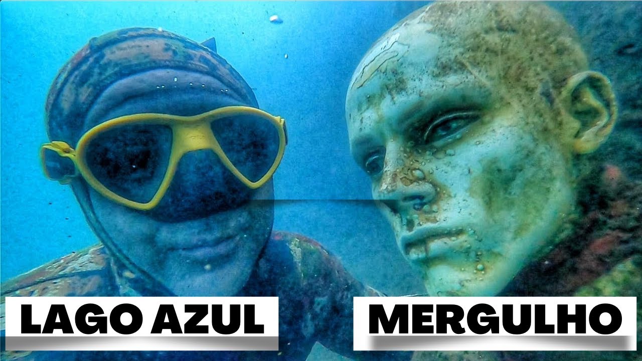 RECORDE de mergulho livre em profundidade PESSOAIS Lago Azul Mara Rosa -GO