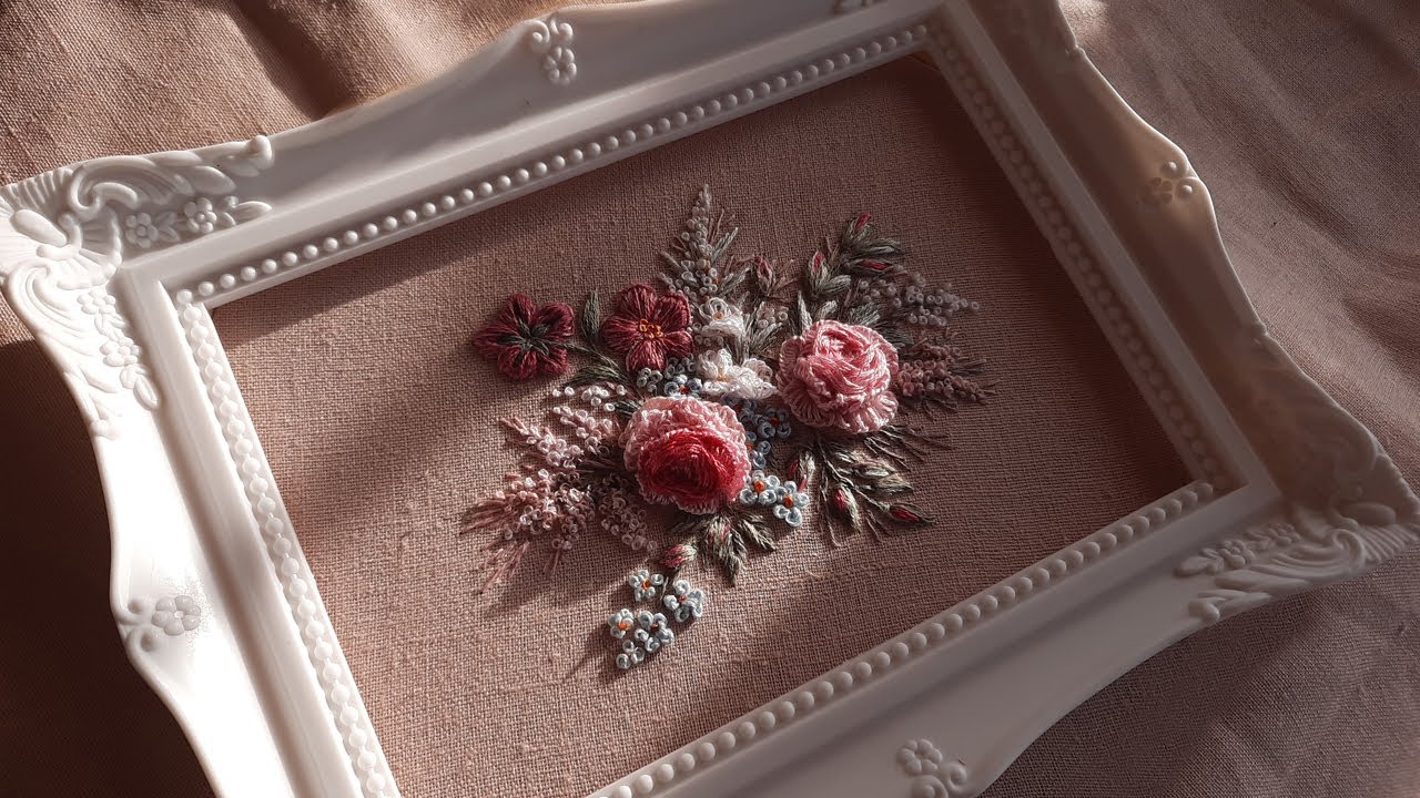 Embroidered with Love Valentine's Day Art Embroidery