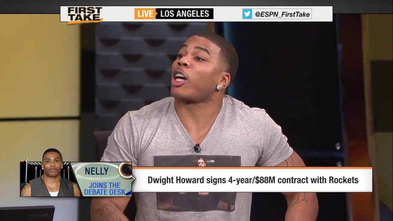 Hot Lakers Debate  Nelly vs  Stephen A ESPN First Take