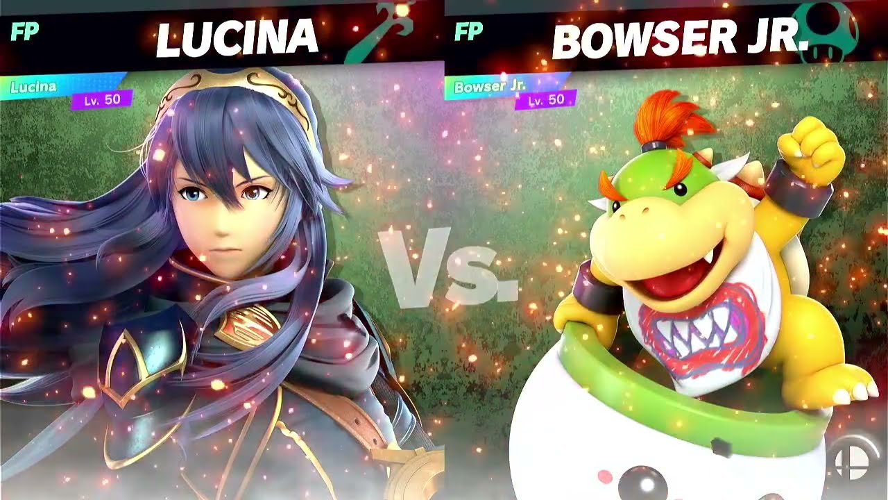 Super Smash Bros Ultimate Amiibo Fights Lucina vs the World #58 vs Bowser Jr