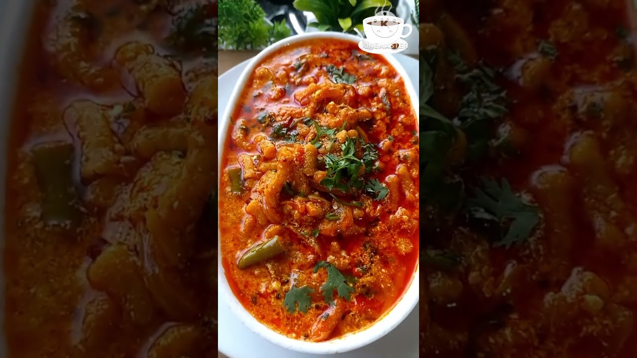 Akdam Simple Tarike Se Banaye Kathiyawadi Style Dahi Gathiya Sabzi | Easy Sabji | Mom's Kitchen 😋
