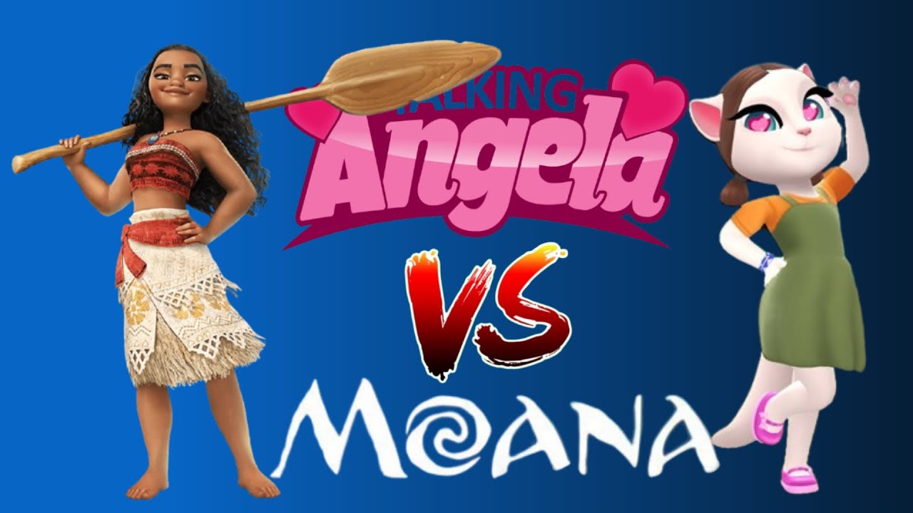My Talking Angela 2 - New Update Gameplay 😸| Angela Vs Moana 🌸missangela