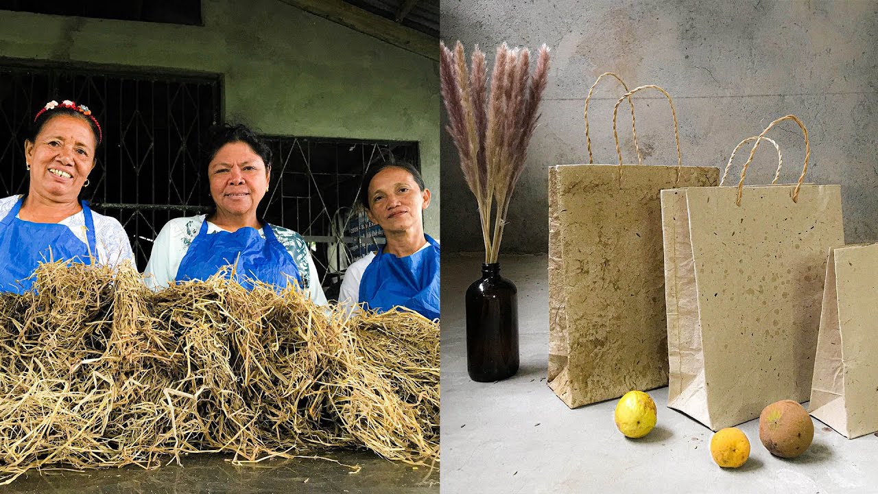 South Cotabato Women Farmers Produce Eco Bags From Rice Straws