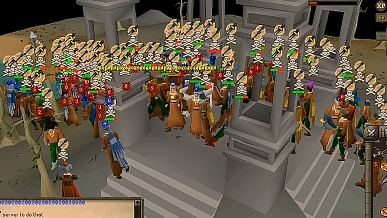 Massive 150+ Players OSRS CLAN WARS 2018 PKING Oldschool Runescape Pures (OSRS 2018)