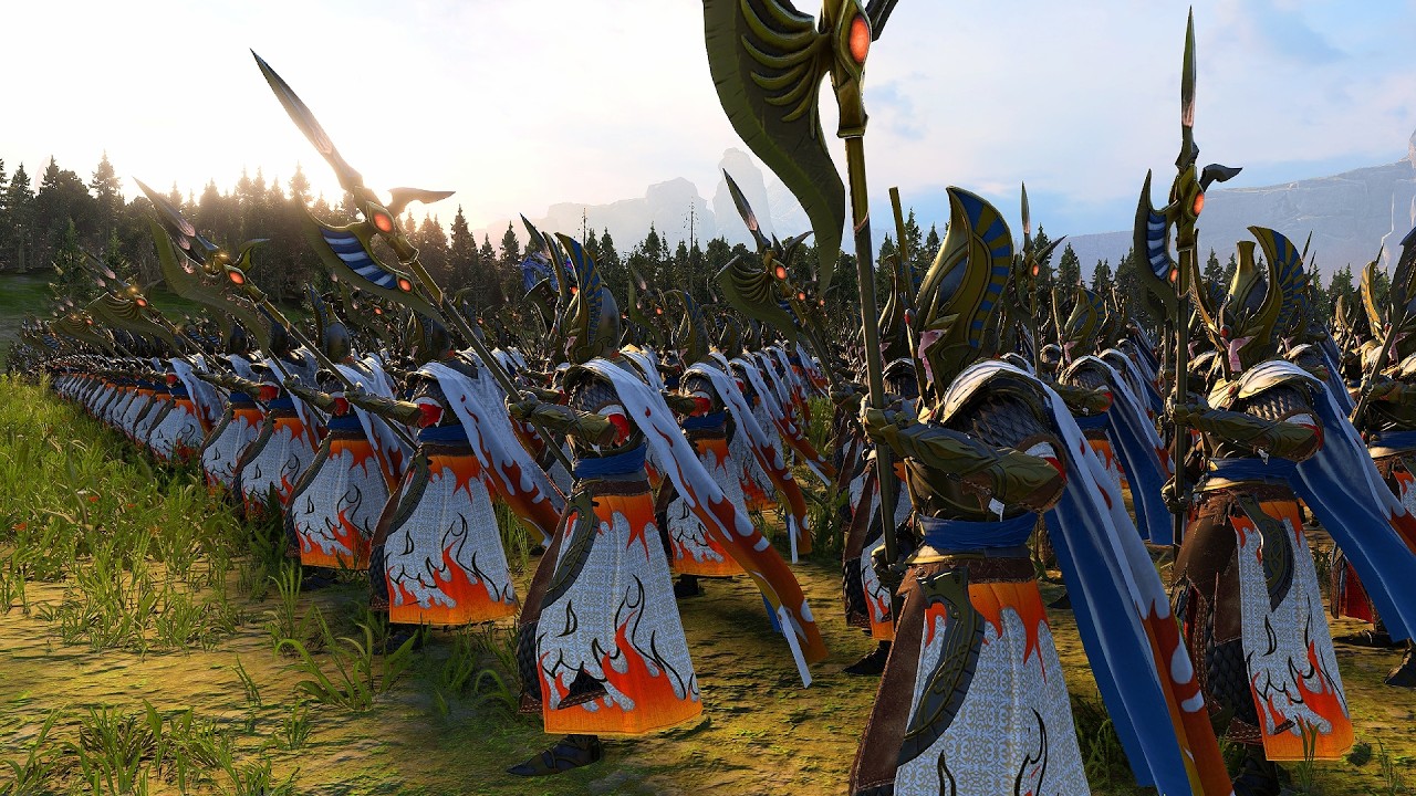 HIGH ELVES vs DARK ELVES | 30,000 Unit Cinematic Battle | Total War Warhammer 3
