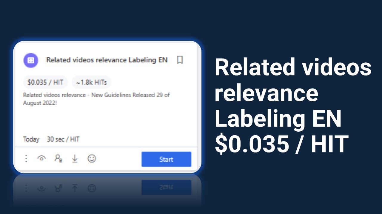 Related videos relevance Labeling EN $0.035 / HIT | UHRS Training & Qualification | #uhrs