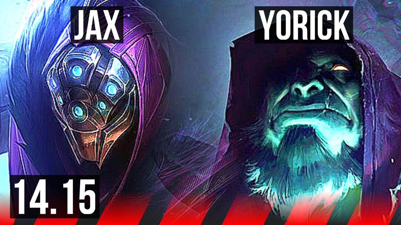 JAX vs YORICK (TOP) | 6 solo kills, 10/2/5, Dominating | NA Master | 14.15