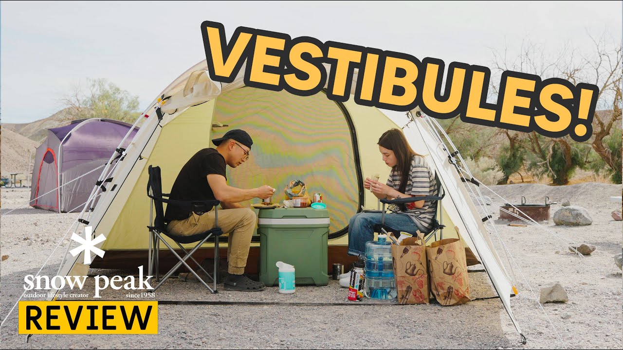 Snow Peak Vault Tent Review with Setup Demonstration [4K]
