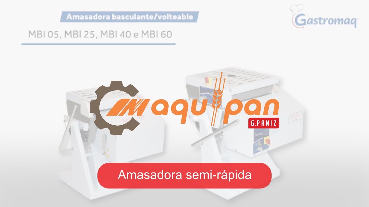 Amasadora Semi-r&aacute;pida Gastromaq