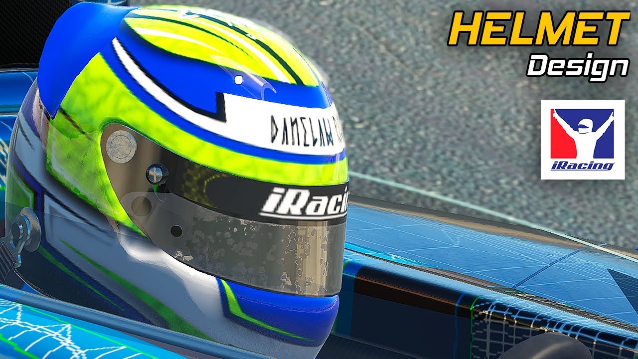 Así se diseña un casco en iRacing