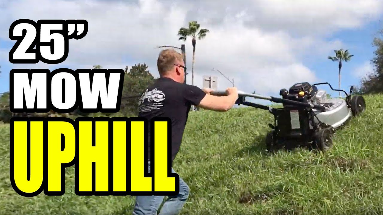 YBravo Commercial 25" Lawn Mower Review | Tons of Power and Traction
