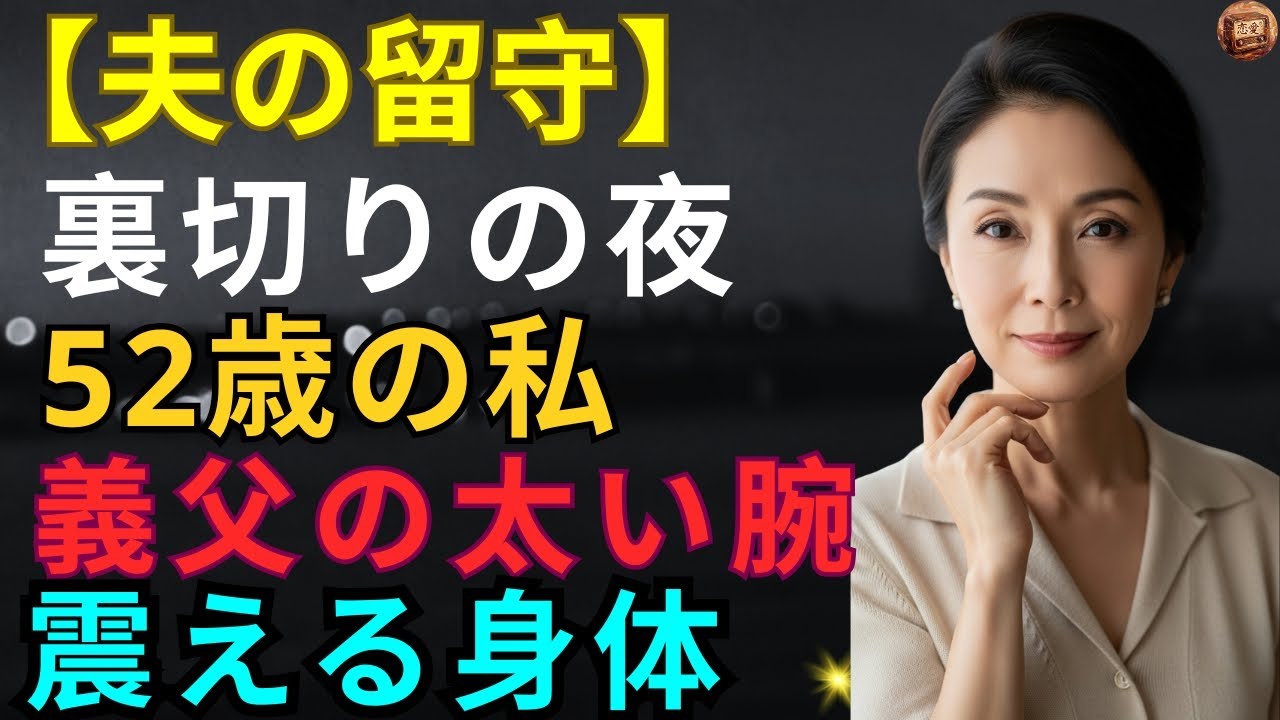 【シニア恋愛】夫の留守、鞄から出た「赤い下着」。熱と怒りで震える私を義父が介抱し...翌朝、パジャマのボタンが掛け違っていた。