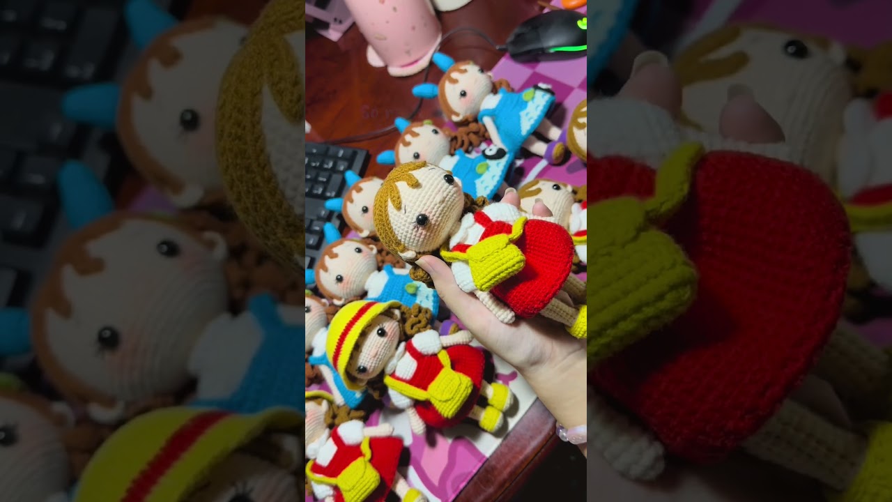 Nhận m&oacute;c theo y&ecirc;u cầu #crochet #handmade #moclen #danmoclen #b&uacute;pb&ecirc; #quatangchobe #diy