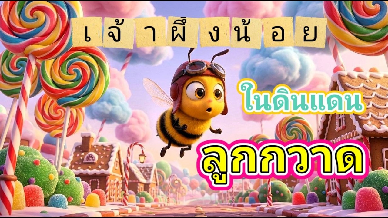 นิทานเรื่อง เจ้าผึ้งน้อยในดินแดนลูกกวาด