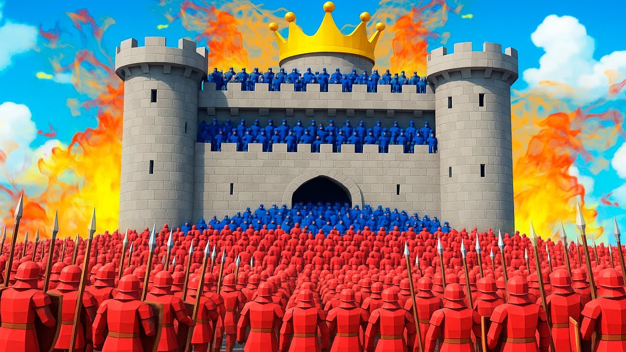 ATAQUE AL CASTILLO | TOTALLY ACCURATE BATTLE SIMULATOR