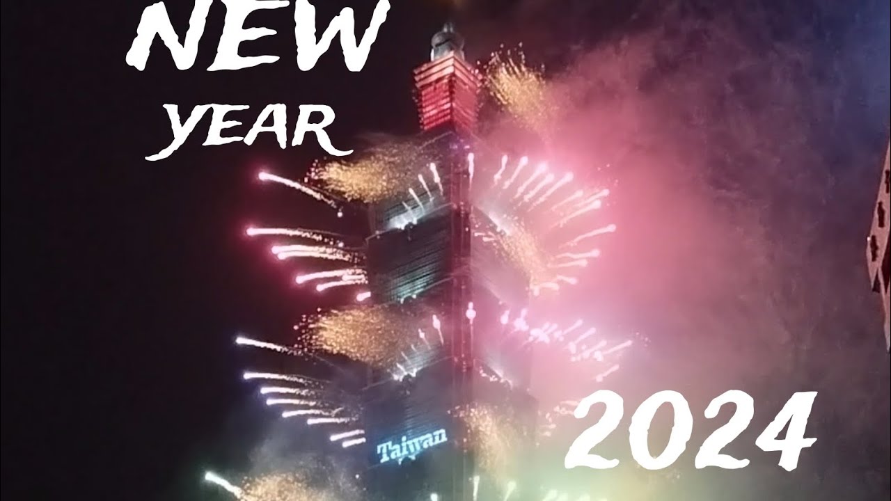 New Year 2024 | Happy NEW YEAR | Taipei 101 Fireworks Display 2024