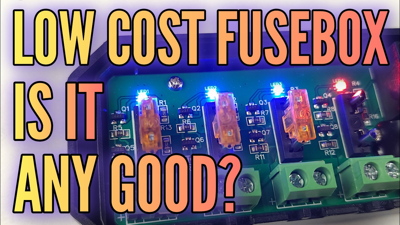 Testing the Quick Wiring fuse Box (Cheap 12V Power Distribution Module)