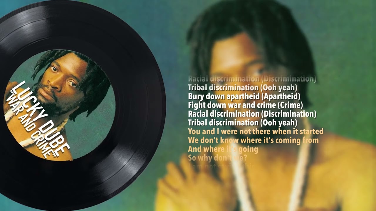 Lucky Dube - War And Crime (Official Lyric Video)