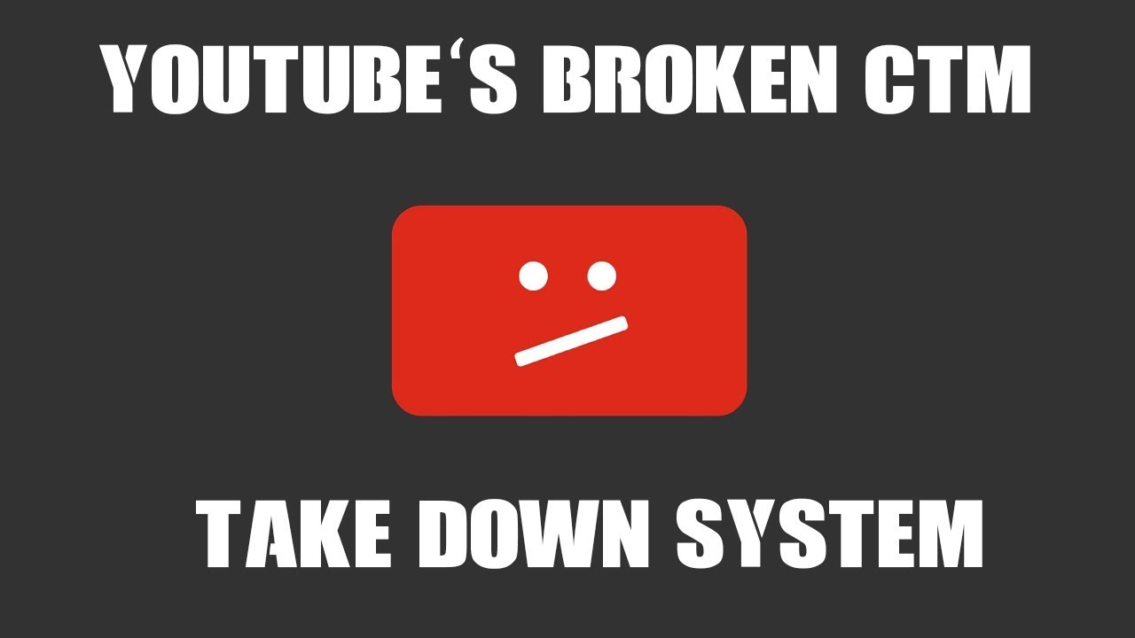 YouTube's New Abusable Take Down System (Worse than the DMCA System!)