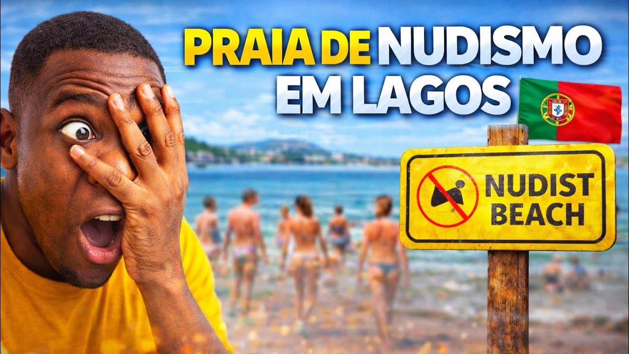 ENTREI NA PRAIA DE NUDISMO EM LAGOS 😳🇵🇹