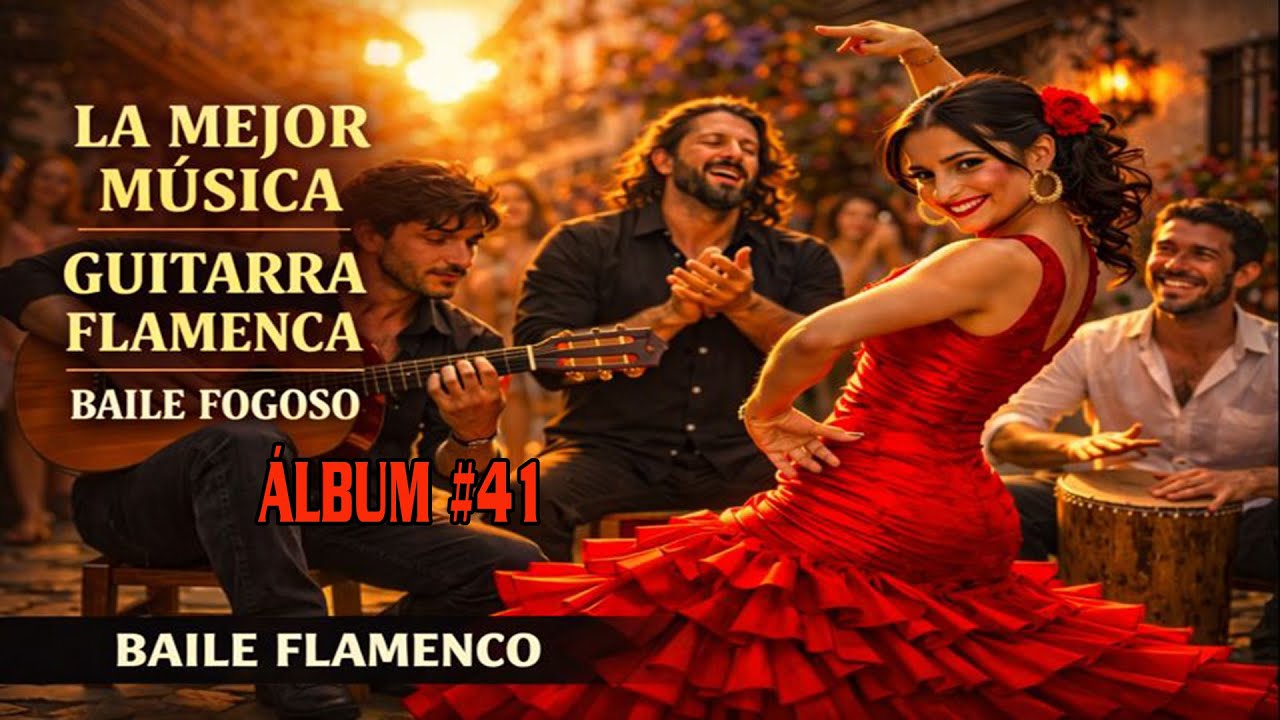 Las mejores piezas para guitarra flamenco N.°41 | Melodías relajantes ardiente del flamenco español