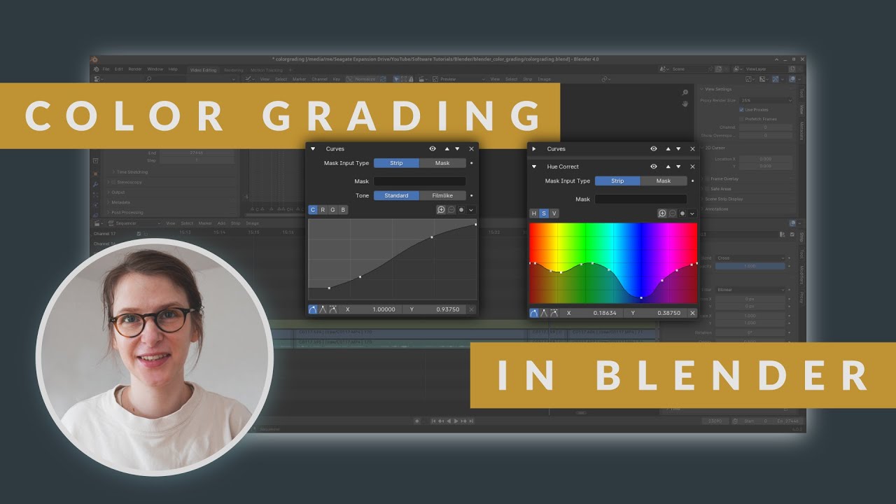 How To Do A Cinematic Color Grading in Blender &middot; Video Sequence Editor