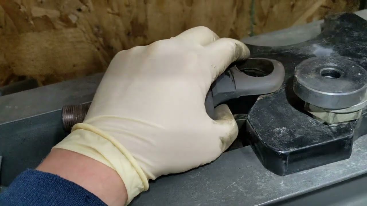 Straightening Bent axle yoke ears