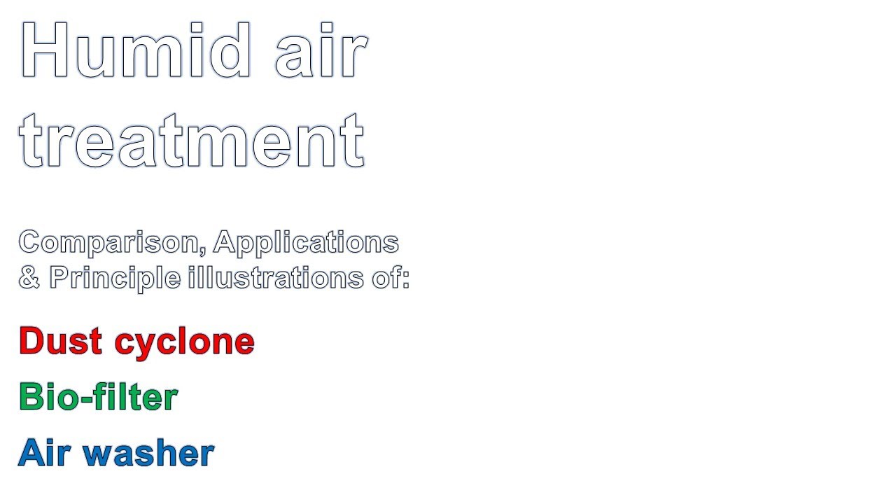 Chapter 5 &ndash; Drying process - exhaust air: What is the best way to treat humid air?  Differences?