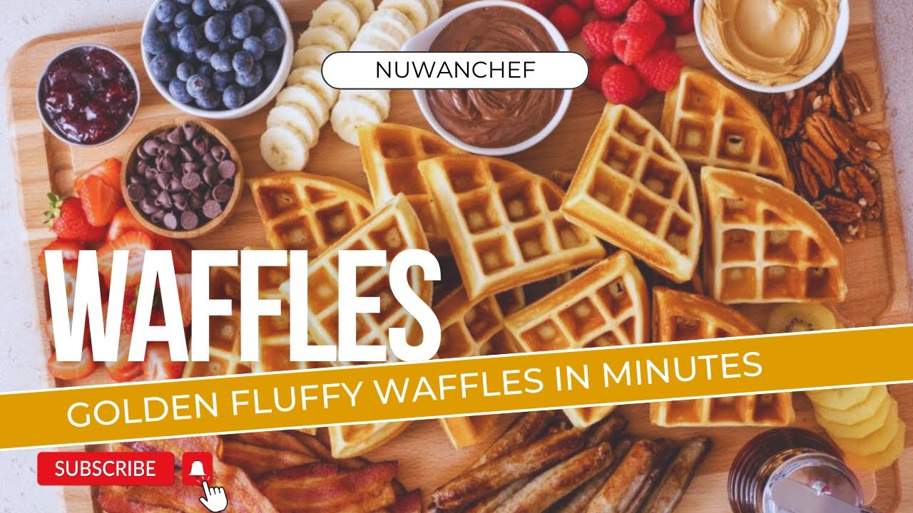 The secret to making fluffy and golden brown waffles 