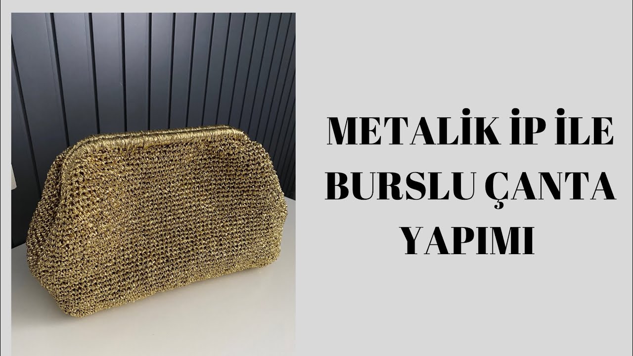 Metalik İp Burslu Çanta ✨